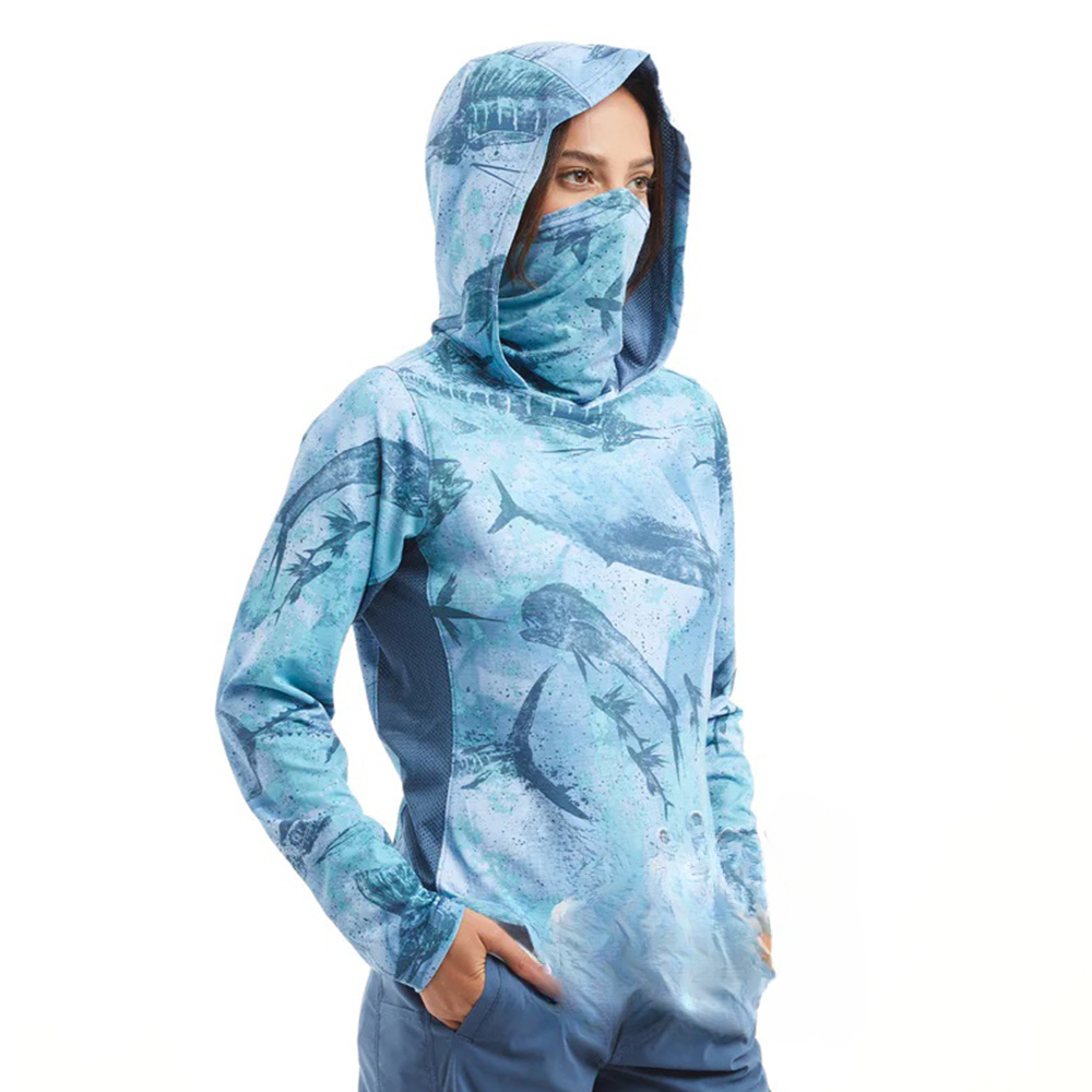 Fishing Shirt Uv Protection - T-shirts de pêche pour femmes à