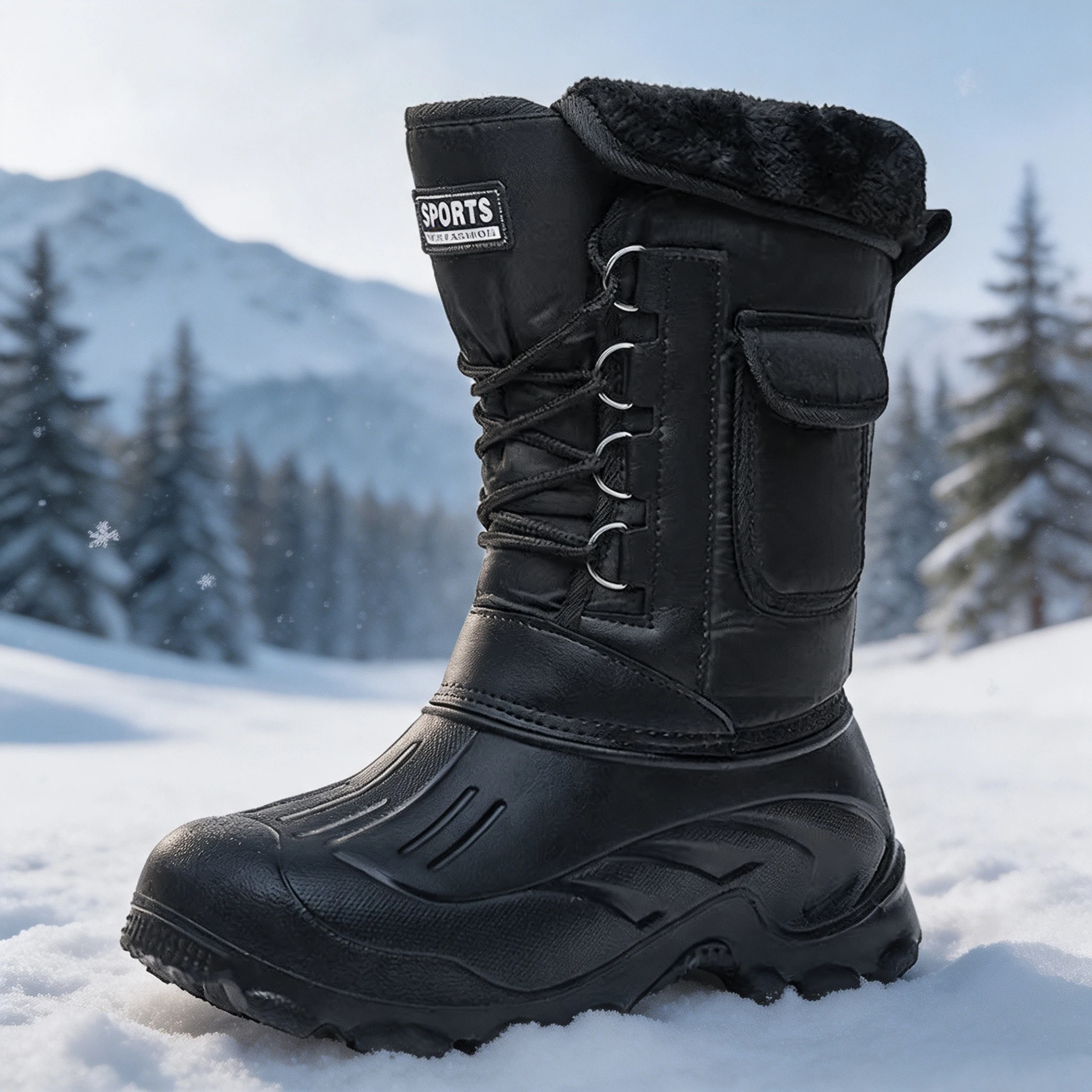 Fishing Boots - Bottes d'hiver pour hommes, chaussures de