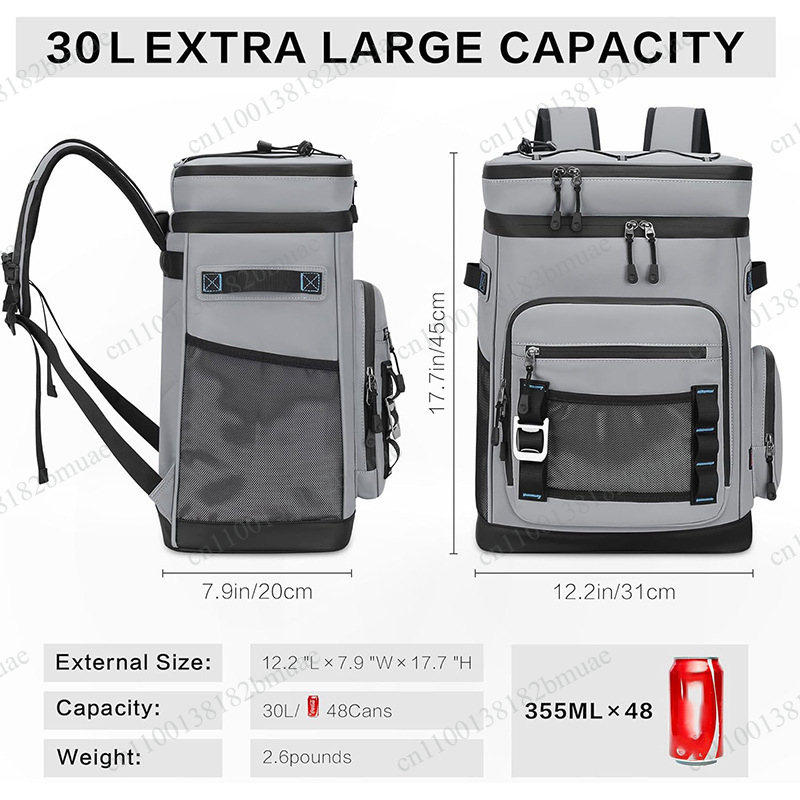 Fishing Backpack - Sac à dos isotherme imperméable pour