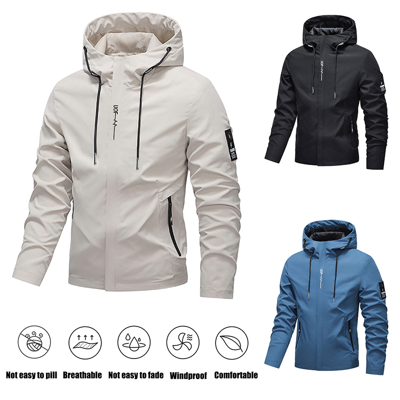 Fishing Jacket Waterproof - Veste de randonnée imperméable pour hommes