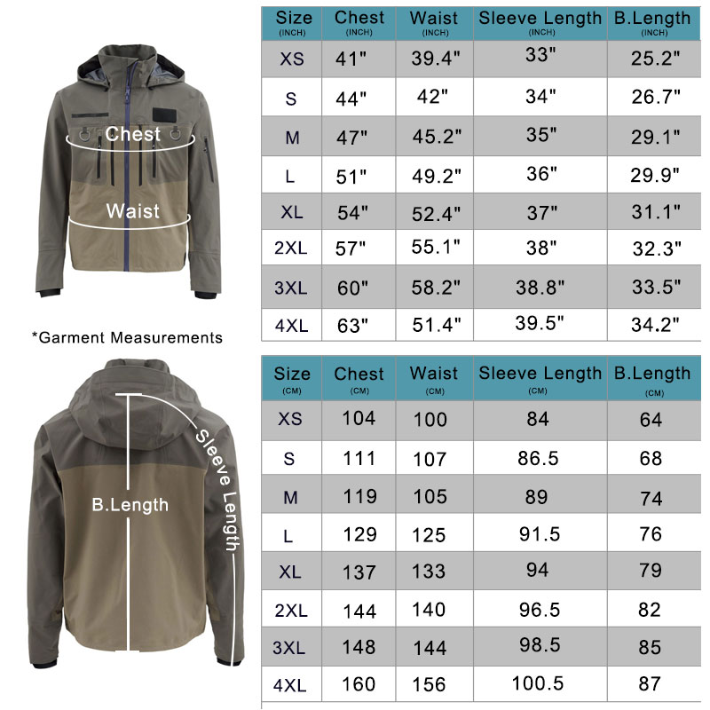 Vestes de pataugeoire de pêche - Fishing Jacket Waterproof avis et prix