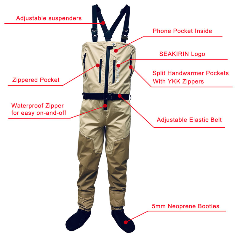 Waders de pêche respirants à f - Fishing Pants Waterproof avis et prix