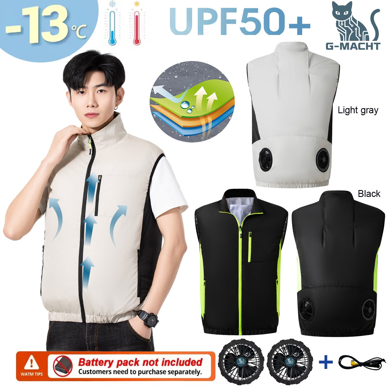 Gilet rafraîchissant respirant - Fishing Vest avis et prix