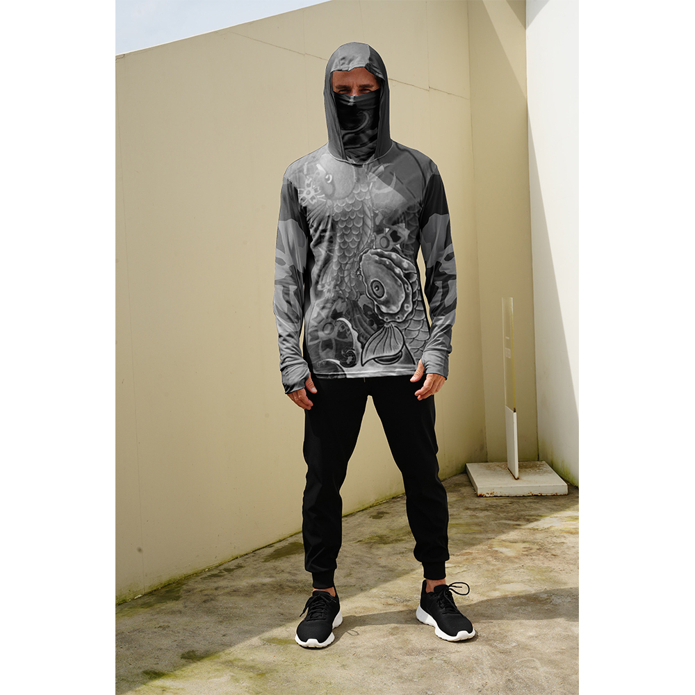 T-shirts de pêche pour hommes, - Fishing Mask Sun Protection avis et prix