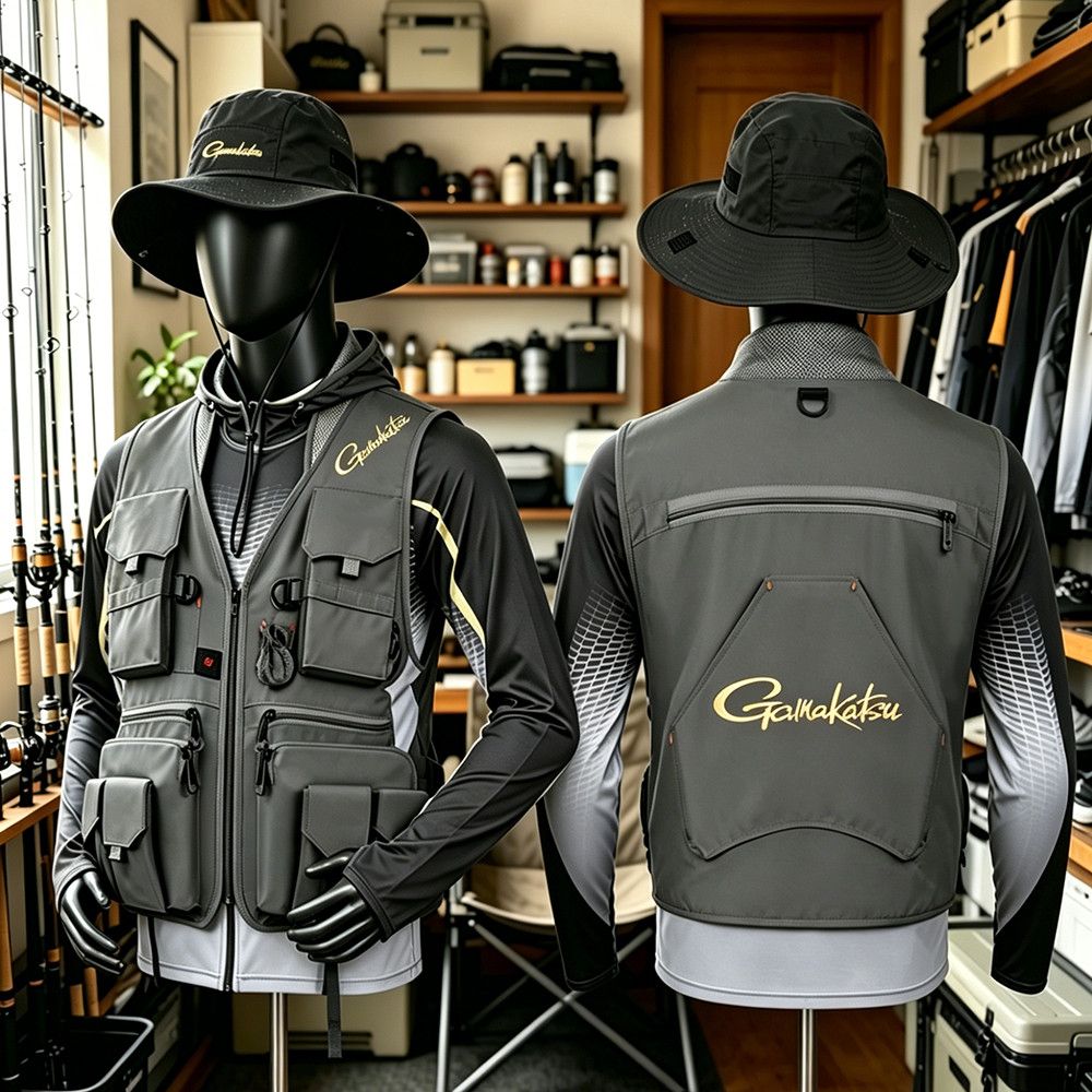 Gamakatsu Gilet de pêche multi - Fishing Rain Suit avis et prix